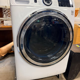 GE Smart White Front-Load Washer with UltraFresh Vent System & Matching GE Smart Electric Dryer with Sanitize Cycle