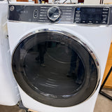 GE Smart White Front-Load Washer with UltraFresh Vent System & Matching GE Smart Electric Dryer with Sanitize Cycle