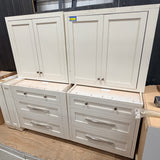 10pc White Cabinet Set