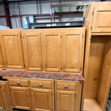 10pc Wood Kitchen Cabinet Set