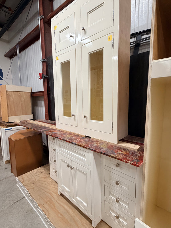 5pc White Bathroom Vanity