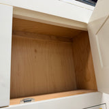 3pc White Cabinet Set