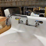 American Standard Cast Iron Wall Mount Service Sink w/ Faucet