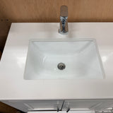 Double-Sink Bathroom Vanity (White Shaker Style)
