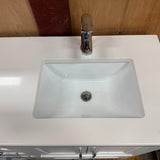 Double-Sink Bathroom Vanity (White Shaker Style)